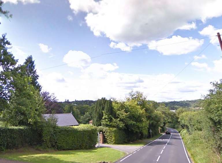 Rotherfield Road, Crowborough, near where the crash happened. Picture: Google Street View