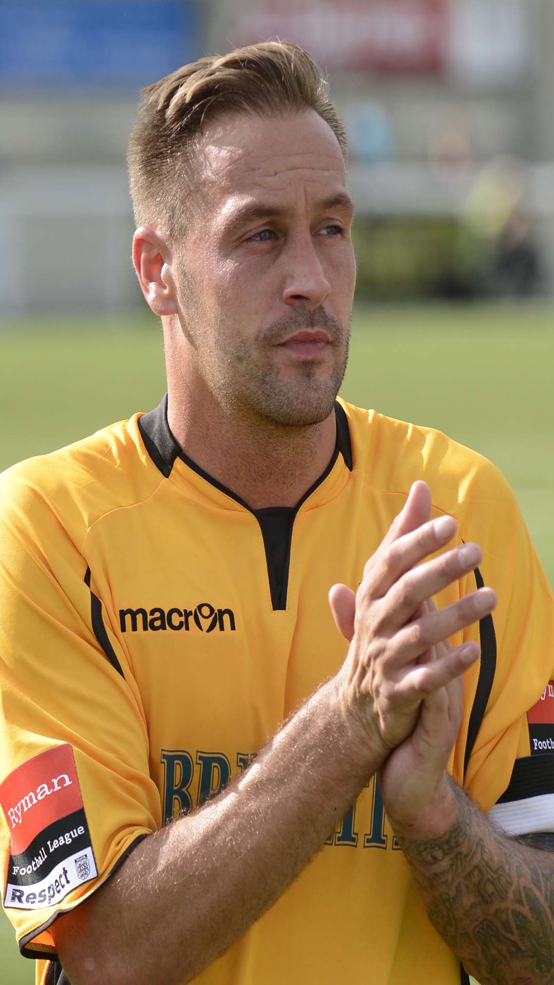 Ashford player-manager Danny Lye