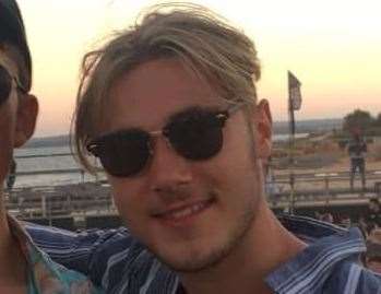 Tonbridge man Jack Fenton, 22, died instantly after being struck by a helicopter blade in Athens, Greece. Picture: Facebook