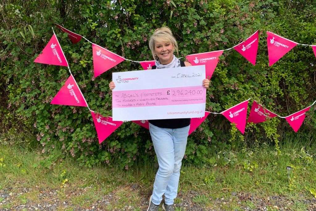 Abigail's Footsteps vice president Cheryl Baker has helped raise awareness and thousands of pounds for the charity