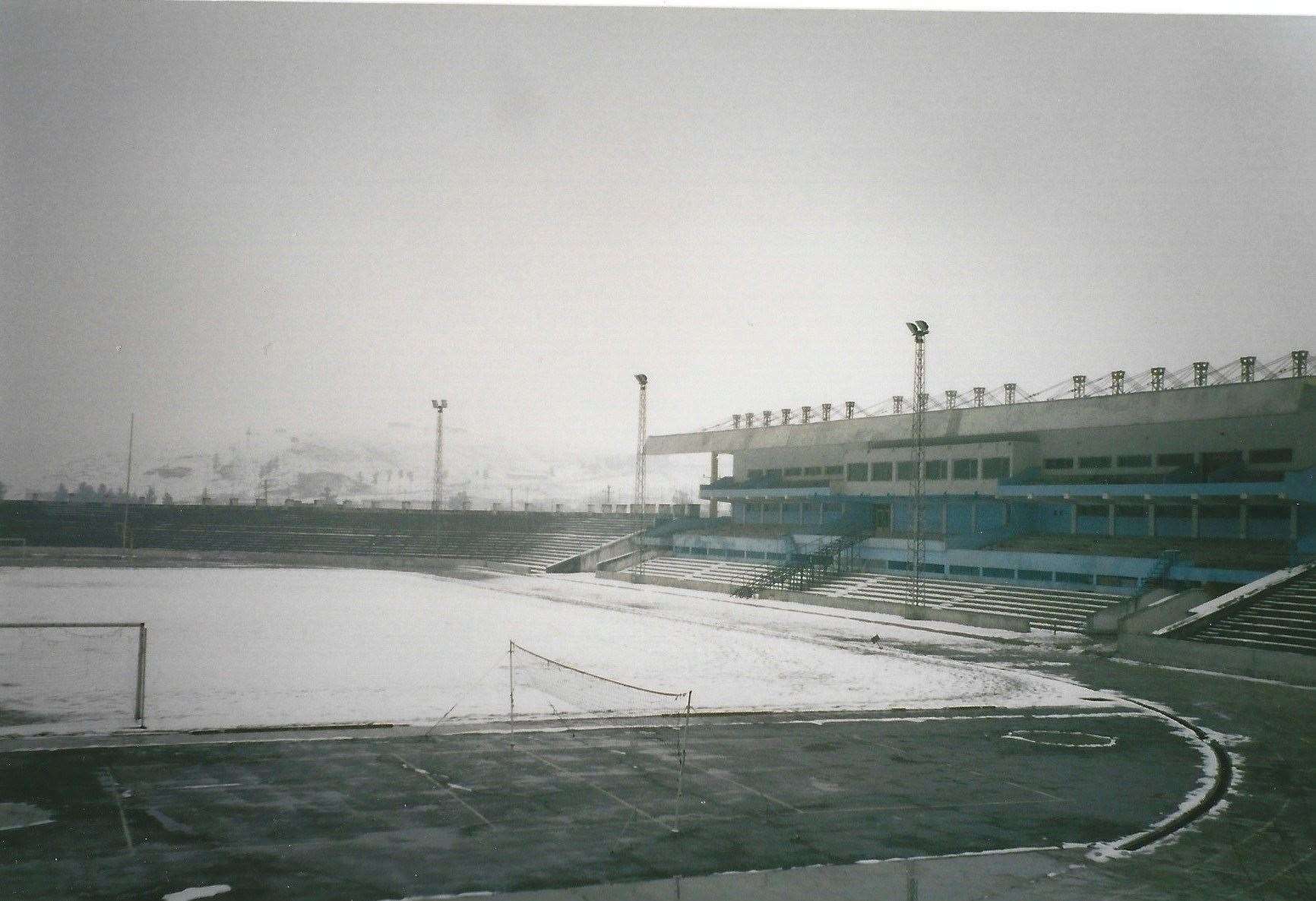 The National Stadium in Kabul - site of mass executions by the Taliban