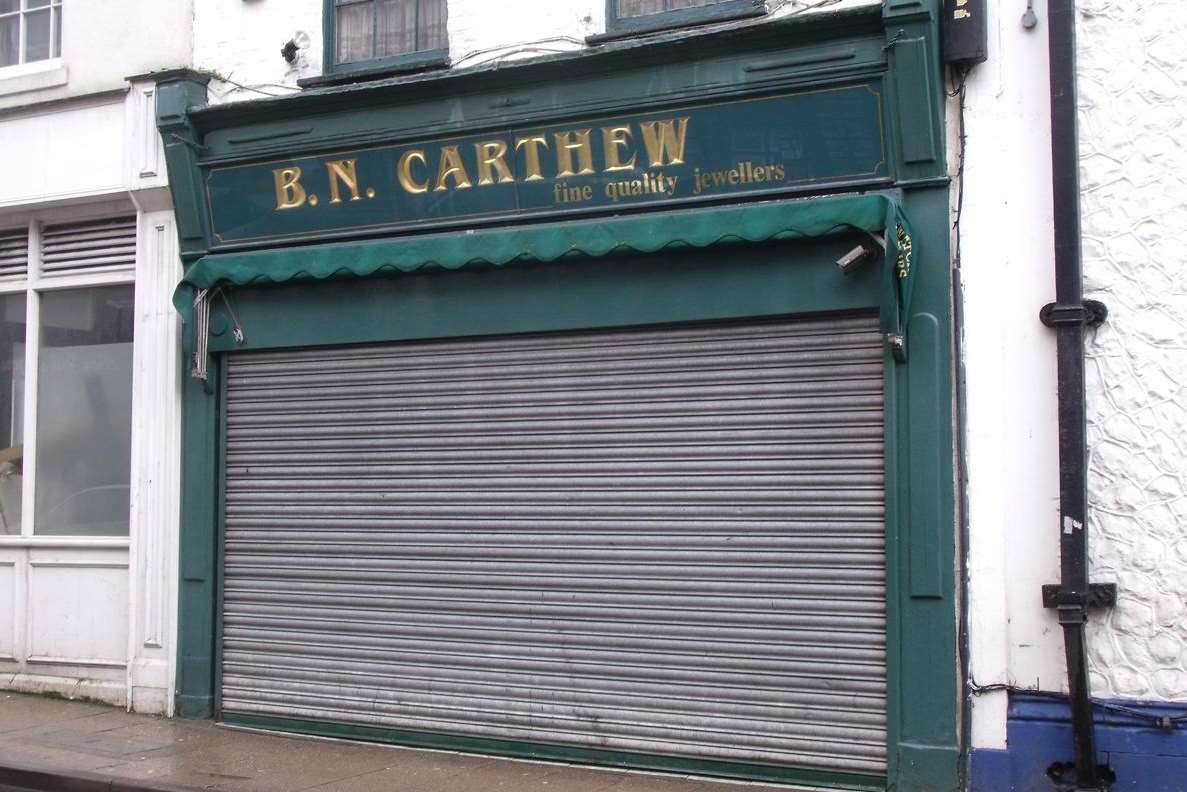 BN Carthew jeweller's in Ramsgate. Picture: Mike Pett