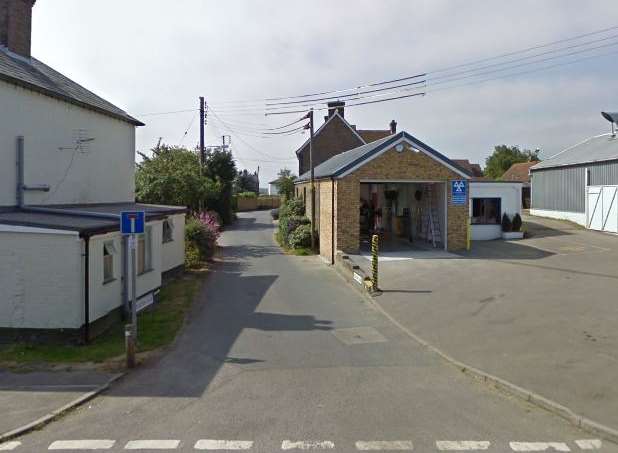 The incident happened in Poulton Lane, Ash. Picture: Google.