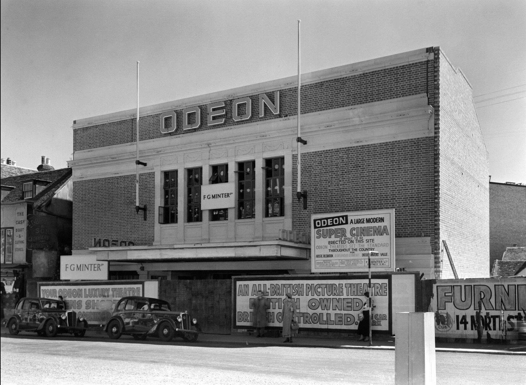 The former Odeon cinema in Ashford's Lower High Street later became Mecca Bingo