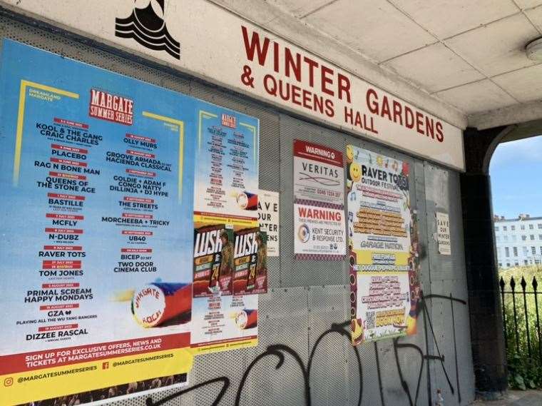 The Winter Gardens, in Margate, is now closed, but was once a prime music spot