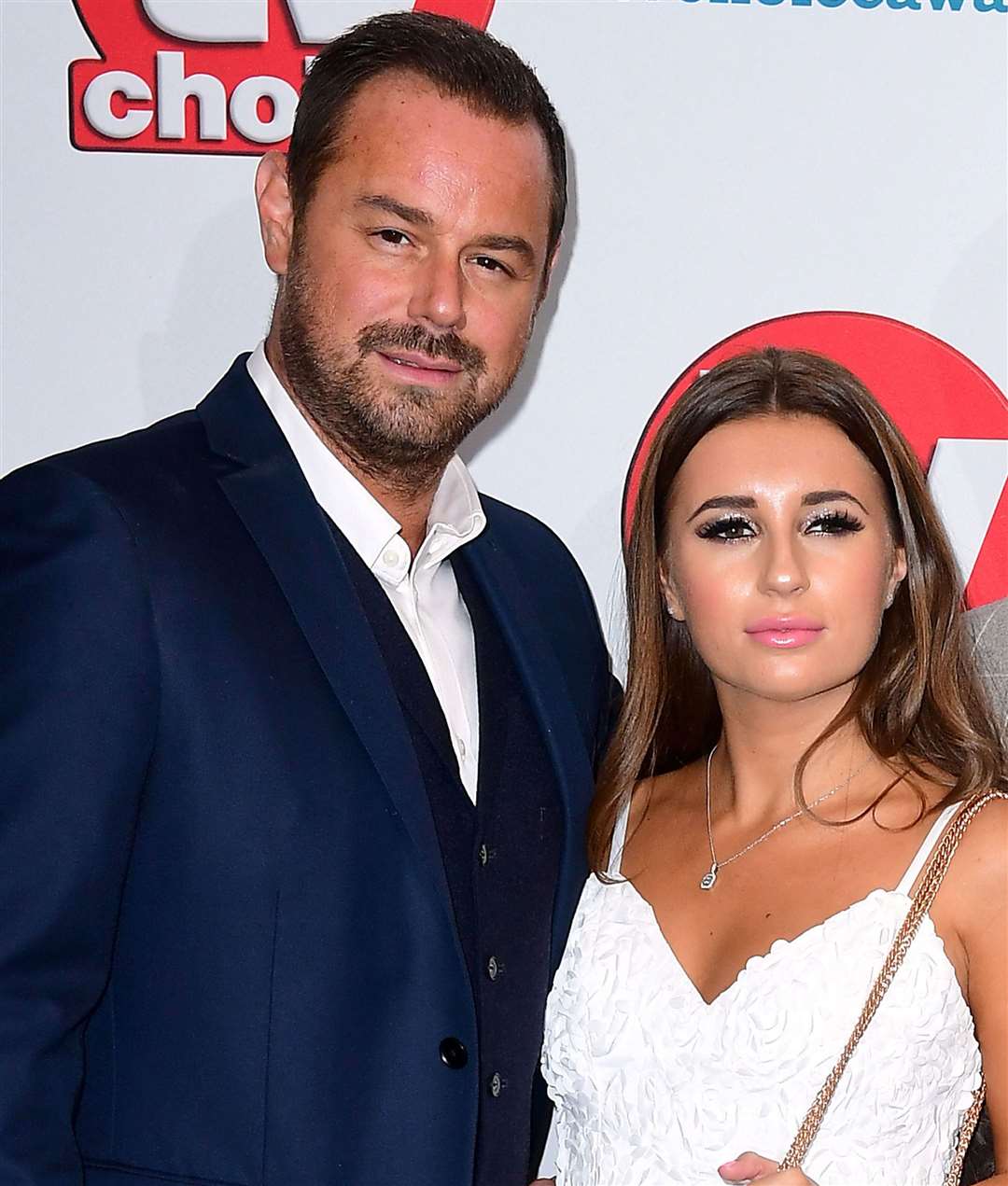 Dani Dyer and her father Danny Dyer. Picture: Ian West