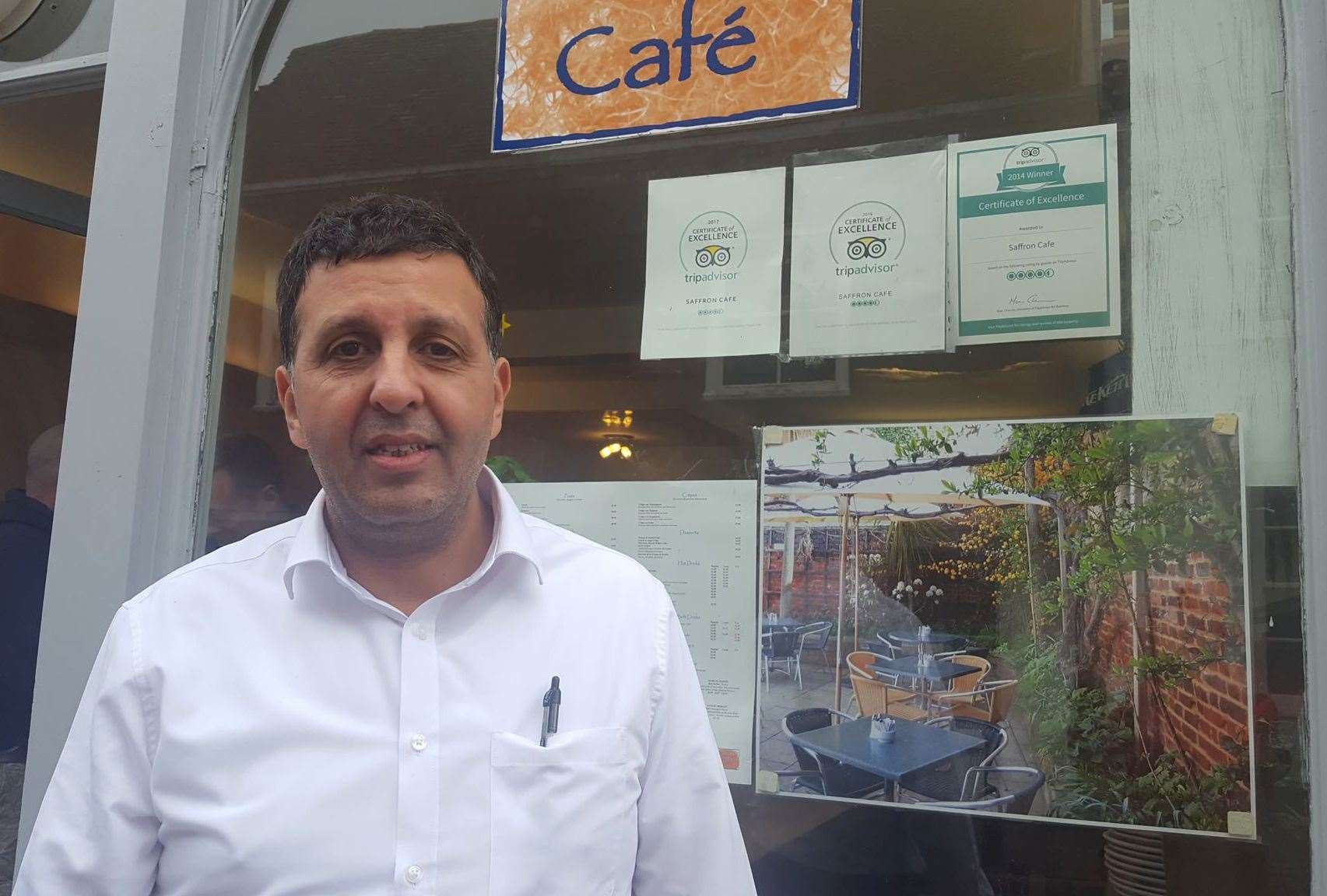 Fouad Hassini ran Saffron Café in Canterbury for 20 years
