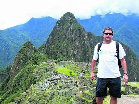 John Osborne from Broadstairs who took part in a charity trek in Peru for Action Medical Research.