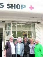 Staff and volunteers at the British Red Cross shop in Maidstone