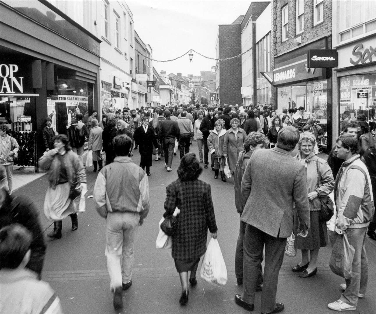 Week Street, Maidstone, pictured in 1987