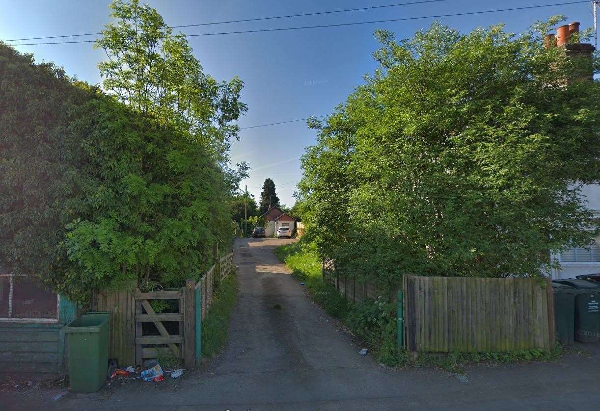 The entrance to the site from High Road, Wilmington. Picture: Google Street View