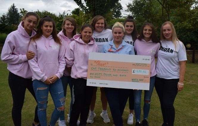 Students at North Kent College have been fundraising for ellenor