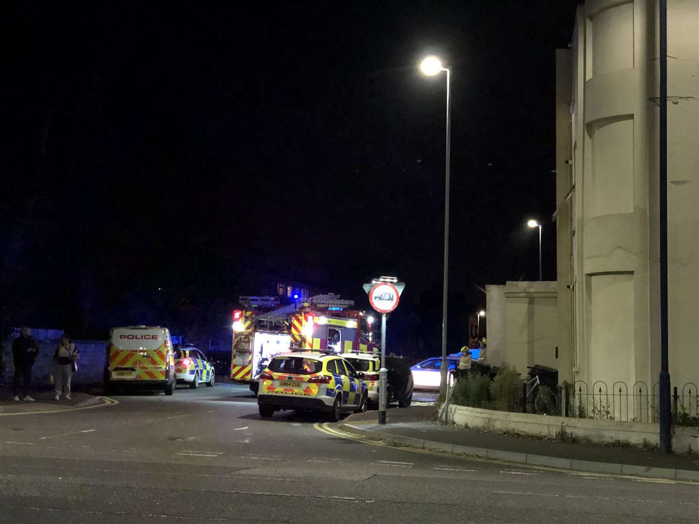 Police and Fire crews were called to Burch Road, Gravesend, Archie Vidler