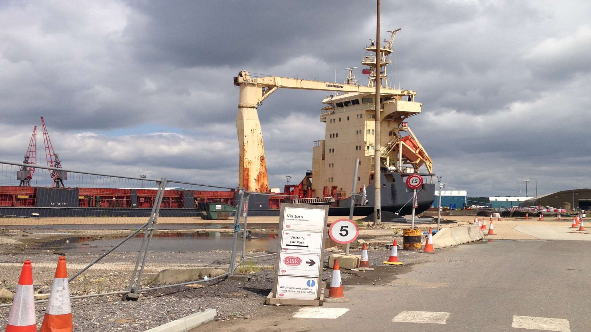 The Southern Star which is currently being kept at Chatham Docks in Gillingham