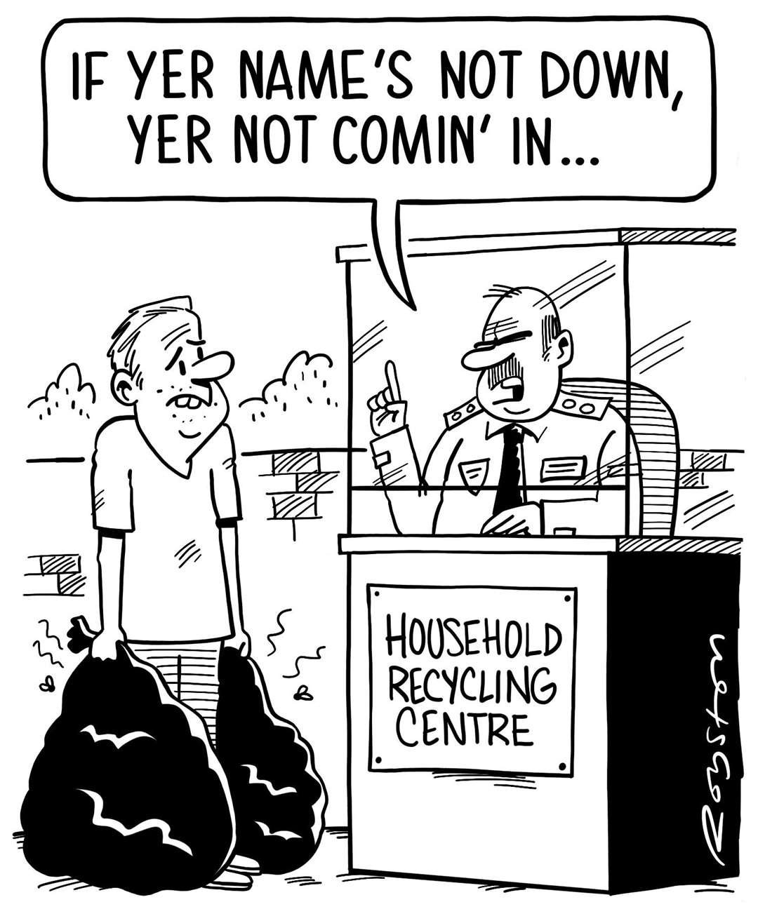 Cartoonist Royston's take on the changes