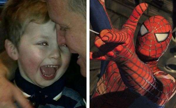 Ollie Jones and Spider-Man