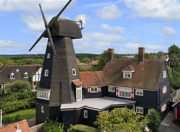The Black Windmill at Whitstable, now a private home