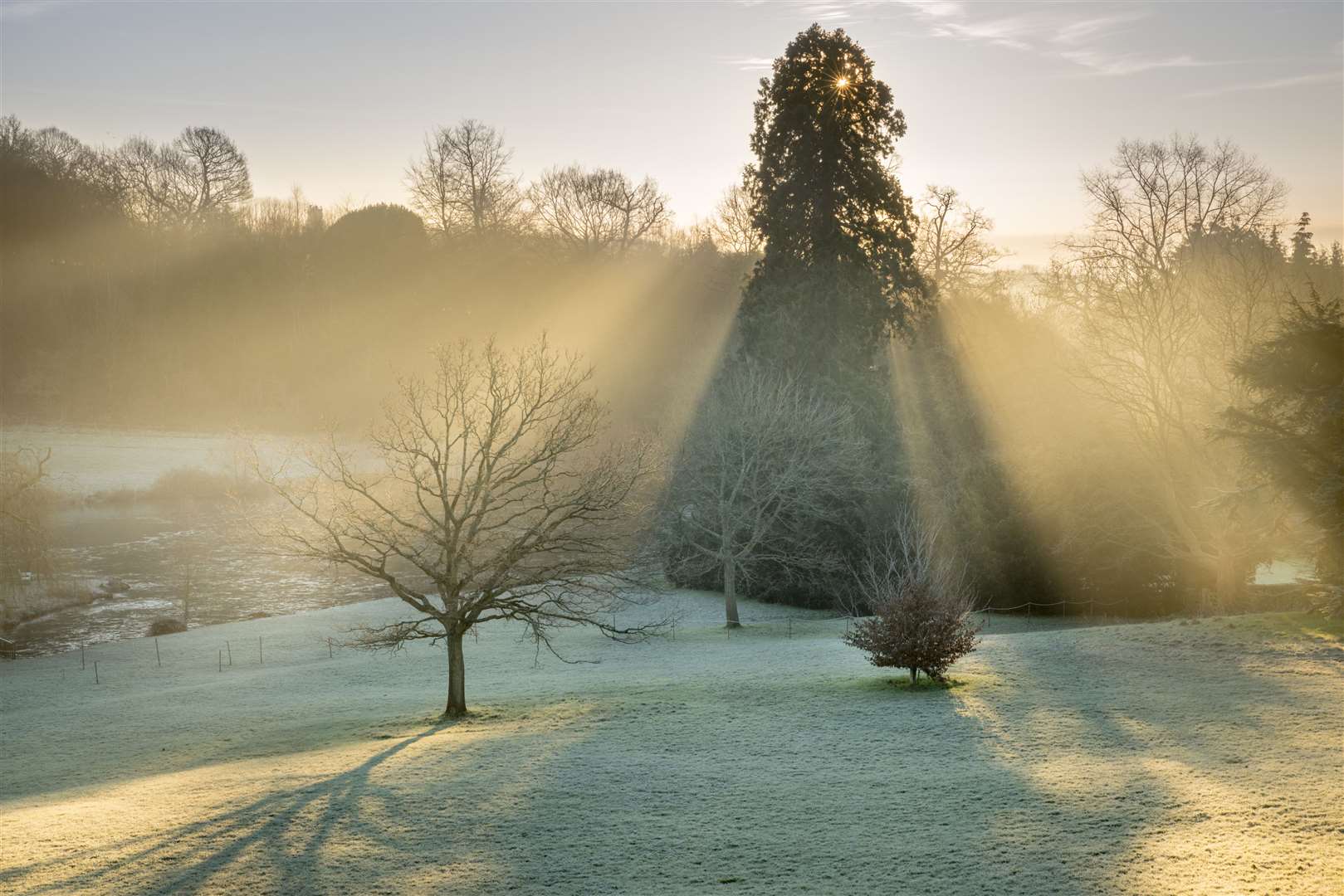 Take in the stunning landscape at National Trust property Chartwell with a brisk New Year's Day walk. Picture: ©National Trust Images/Andrew Butler