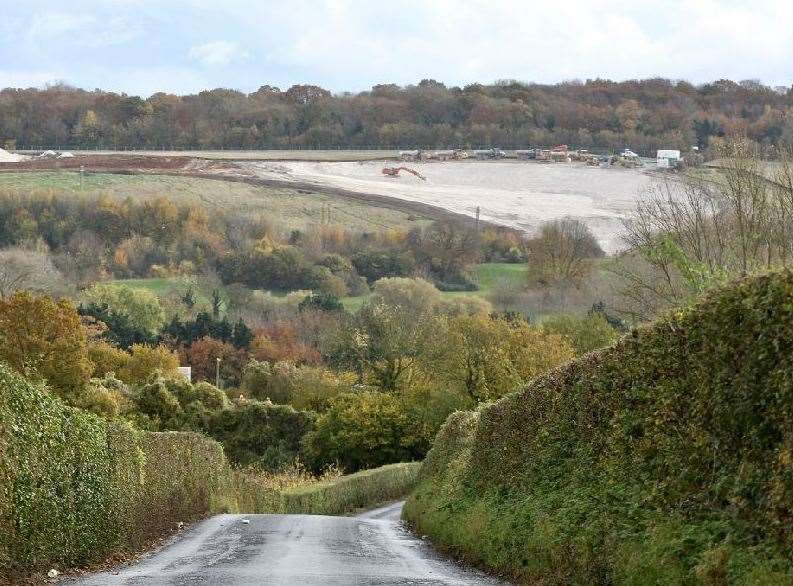 Work on a 400-home estate on neighbouring Cockering Farm began in 2021