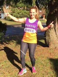 A woman from Sevenoaks is set to make her London Marathon debut to raise money for national disability charity Sense