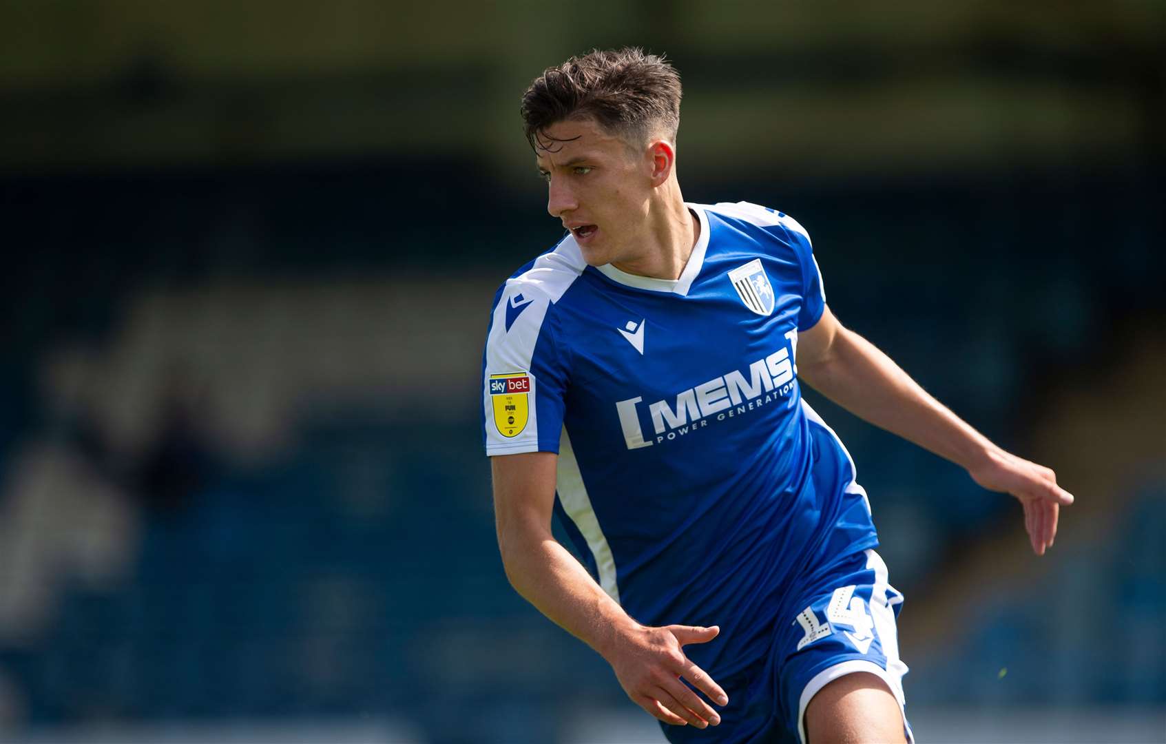 Gillingham loan player Alfie Jones came good in the second half against Coventry Picture: Ady Kerry