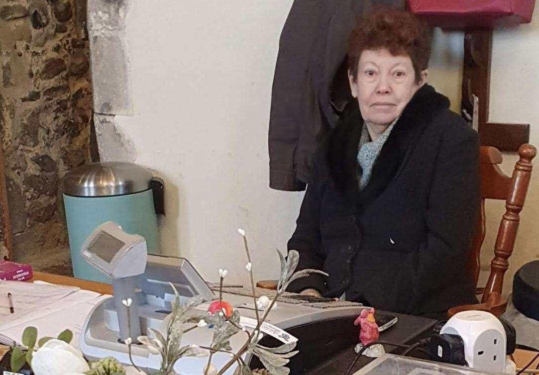 Volunteer Margaret was working in the shop when the theft occurred