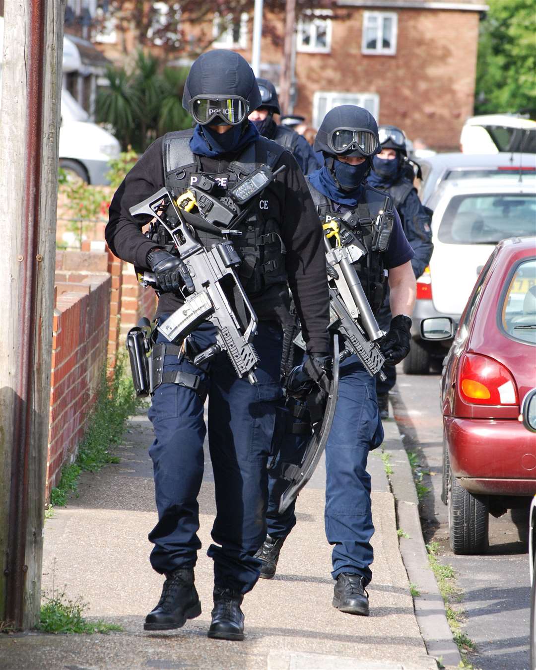 Armed police were called to Marlborough Road in Gillingham. Stock picture