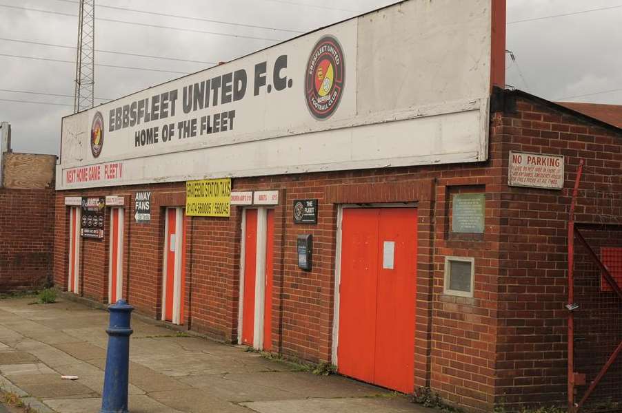 Ebbsfleet United Football Club's homeground Stonebridge Road in Northfleet