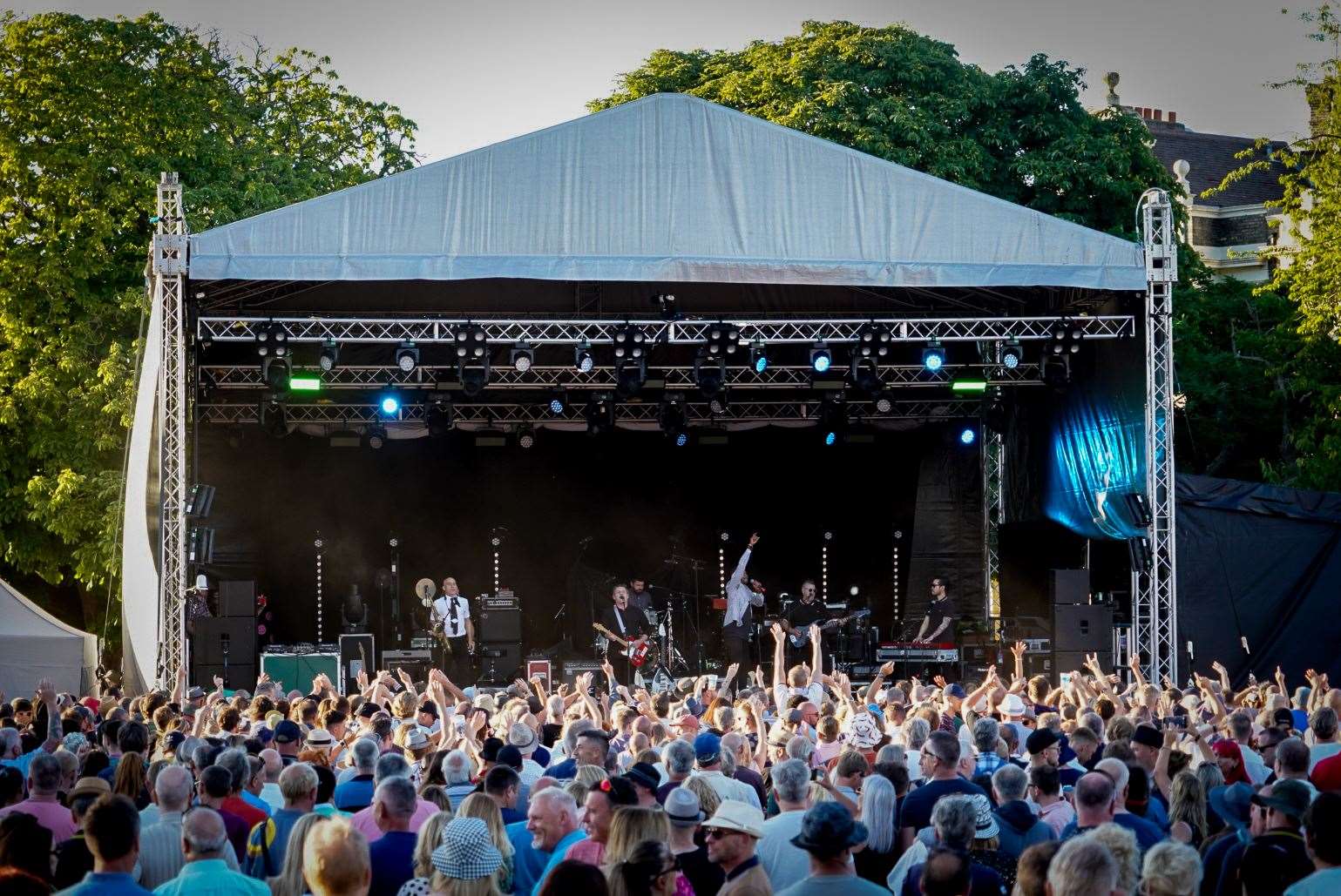Last year's Rochester Castle Concerts saw performances from The Specials, The Beat, the Human League and more. Picture: Pete Willson