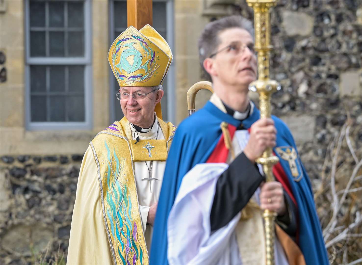 It was the Archbishop's first Christmas message since the death of Queen Elizabeth II. Picture: Stuart Brock