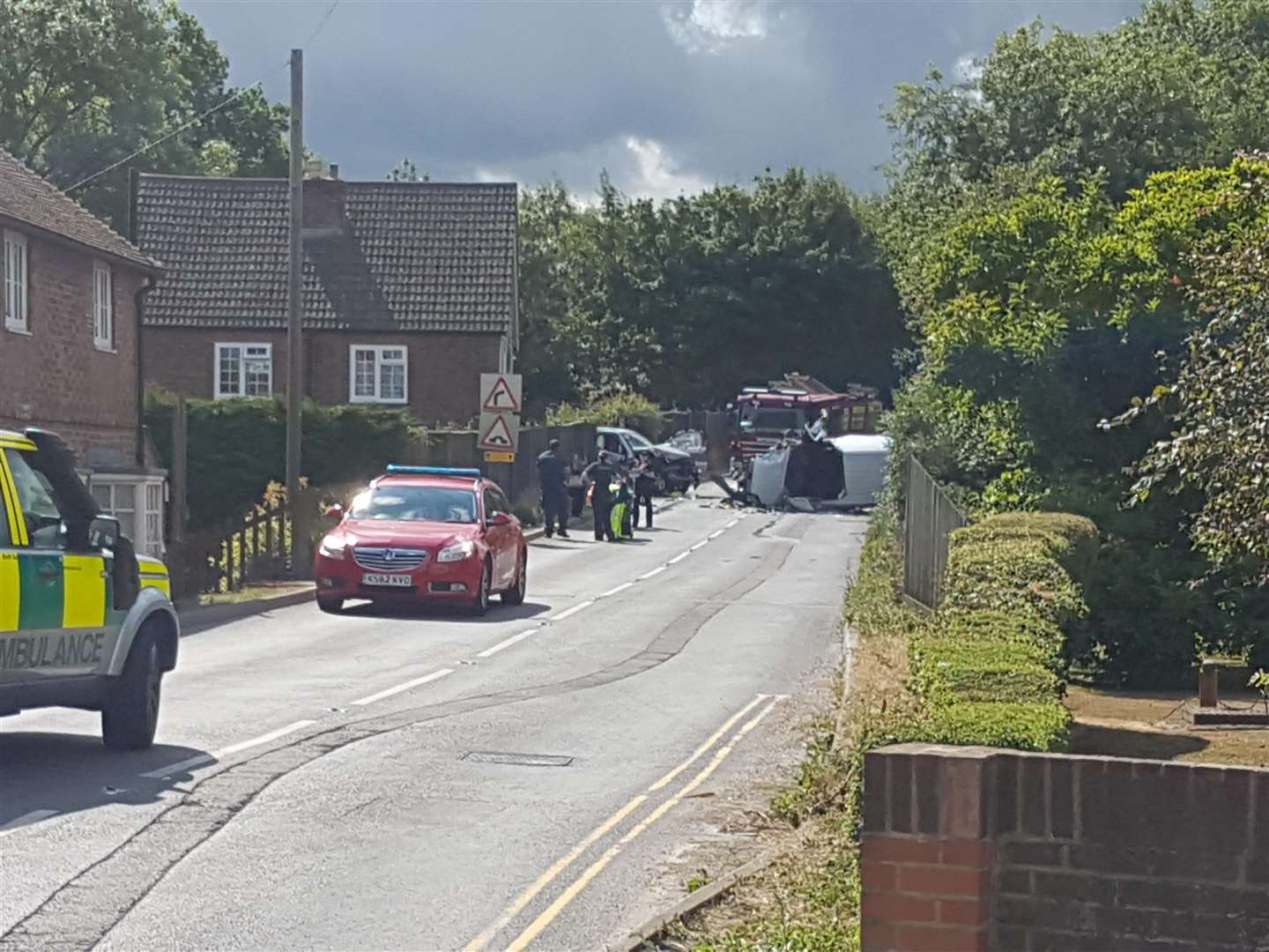 The crash on the A274 in Headcorn (3140882)