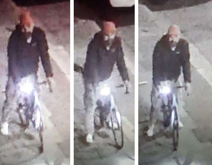 Police are hoping to identify the man in the images, as they step up their investigation into an alleged rape in Margate. Picture: Kent Police