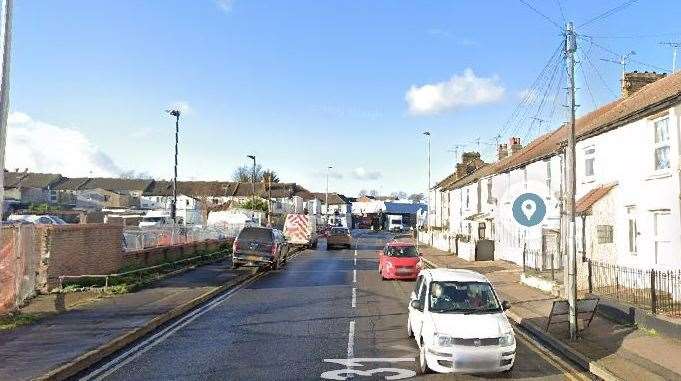 Part of Jeffery Street in Gillingham is closed due to the accident. Picture: Google Maps