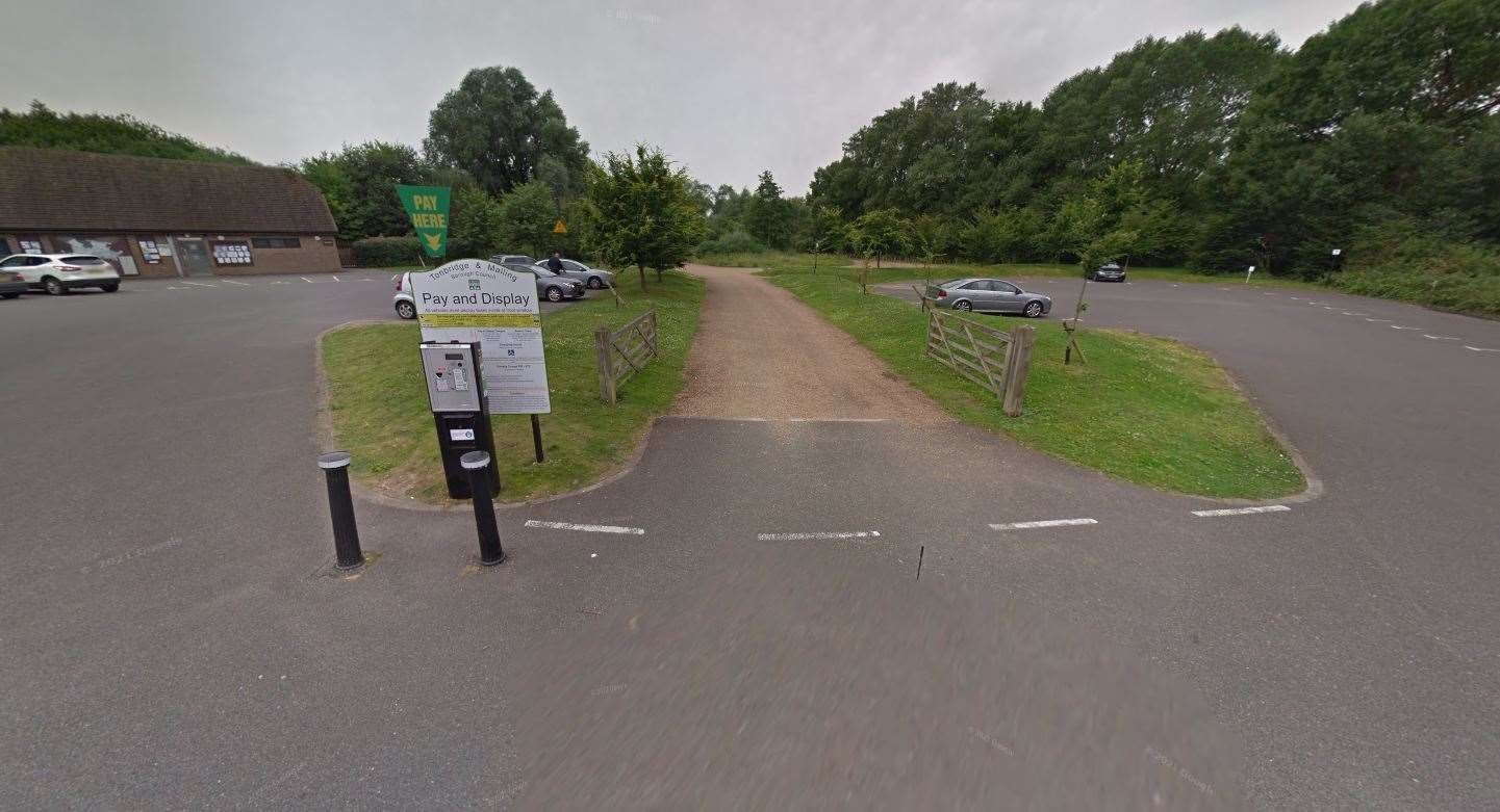 Leybourne Lakes Country Park is making its car park cashless. Picture: Google Street View