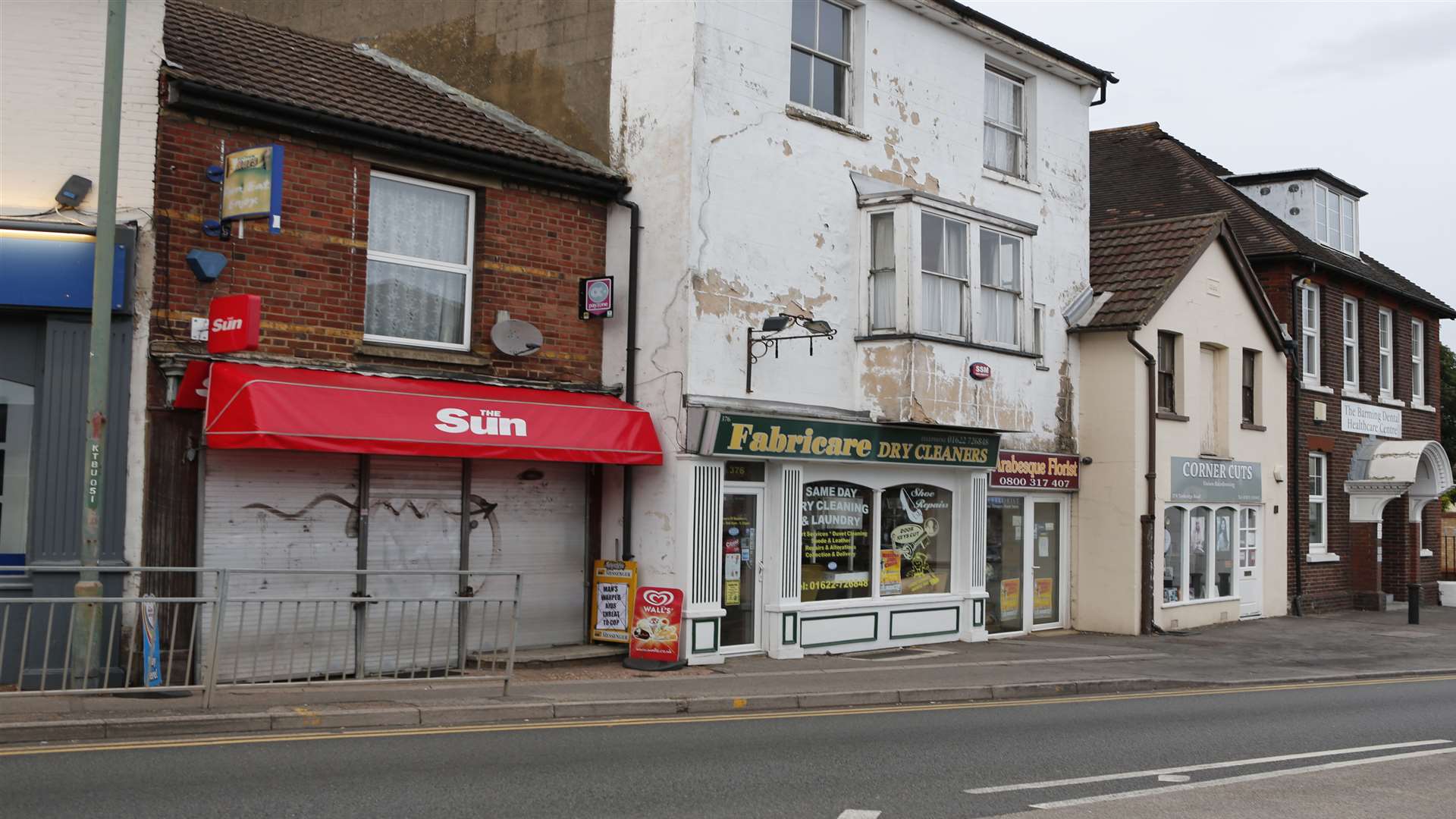 The store in Tonbridge Road, where Mrs Parmar was reportedly threatened with a broken bottle. Picture: Matthew Walker