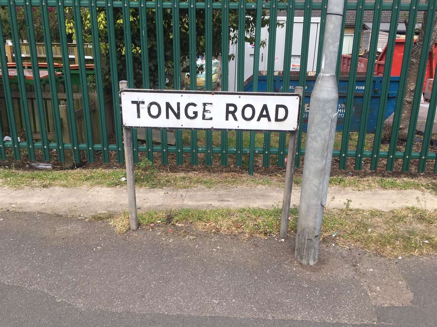 The incident happened in Tonge Road, Murston, near Sittingbourne, in April