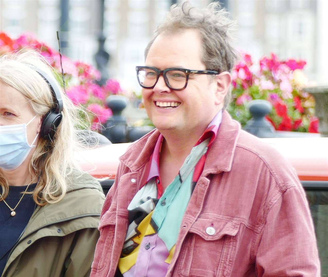 Alan Carr, filming in Margate. Picture: Frank Leppard Photography