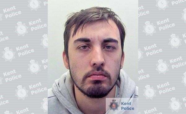 Connor Baker has been jailed. Image: Kent Police