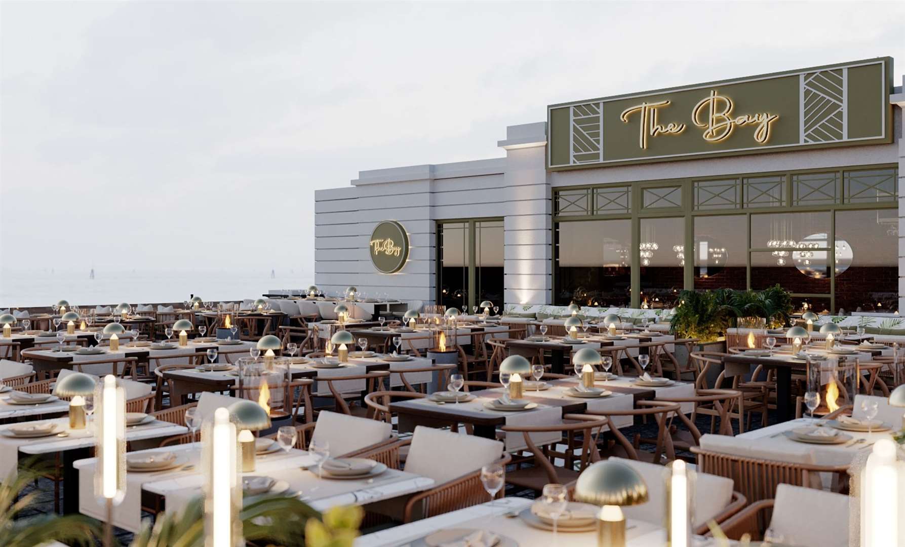 Computer-generated image showing how Mehmet Dari's new restaurant in Herne Bay is expected to look