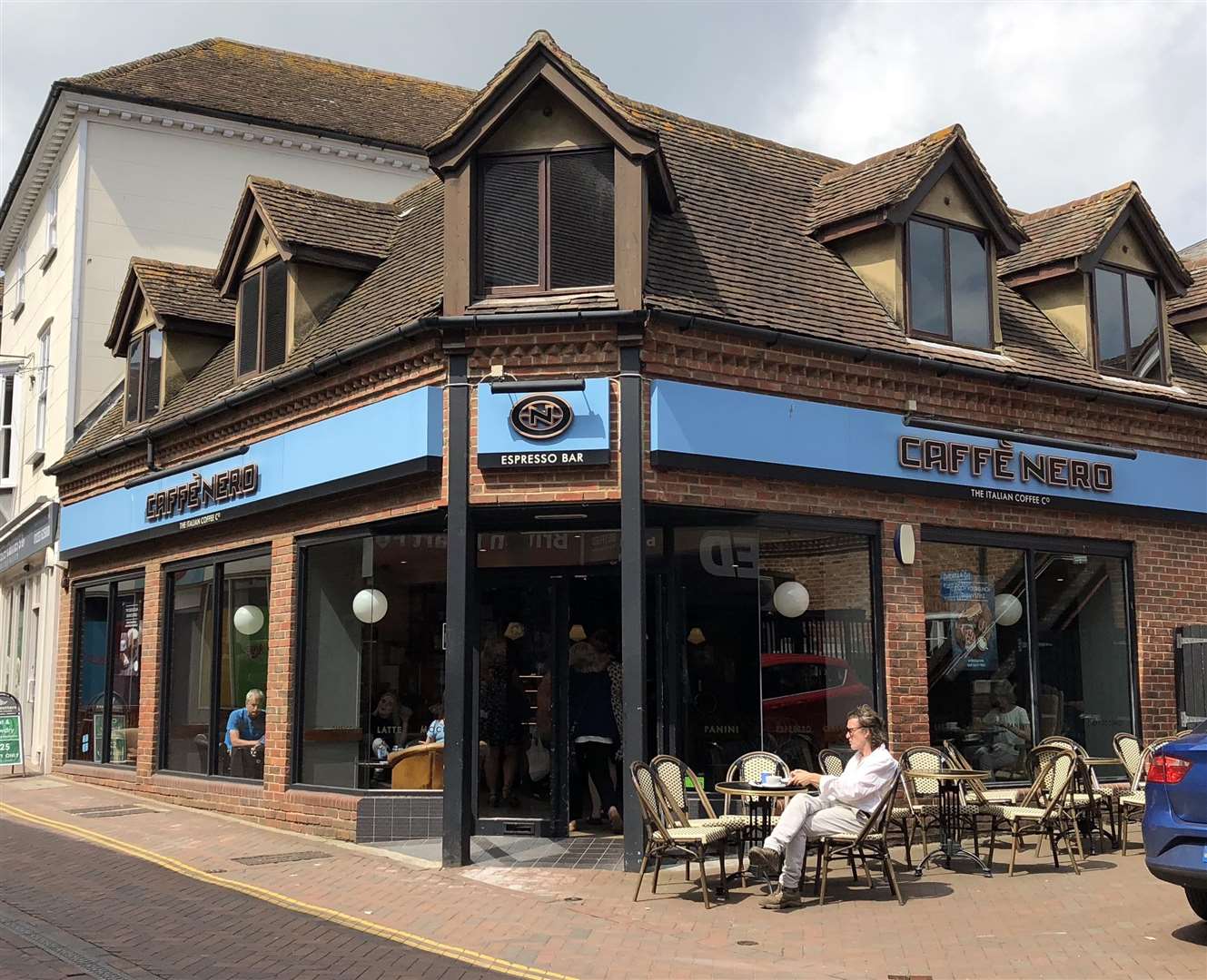 The Caffe Nero in Ashford town centre