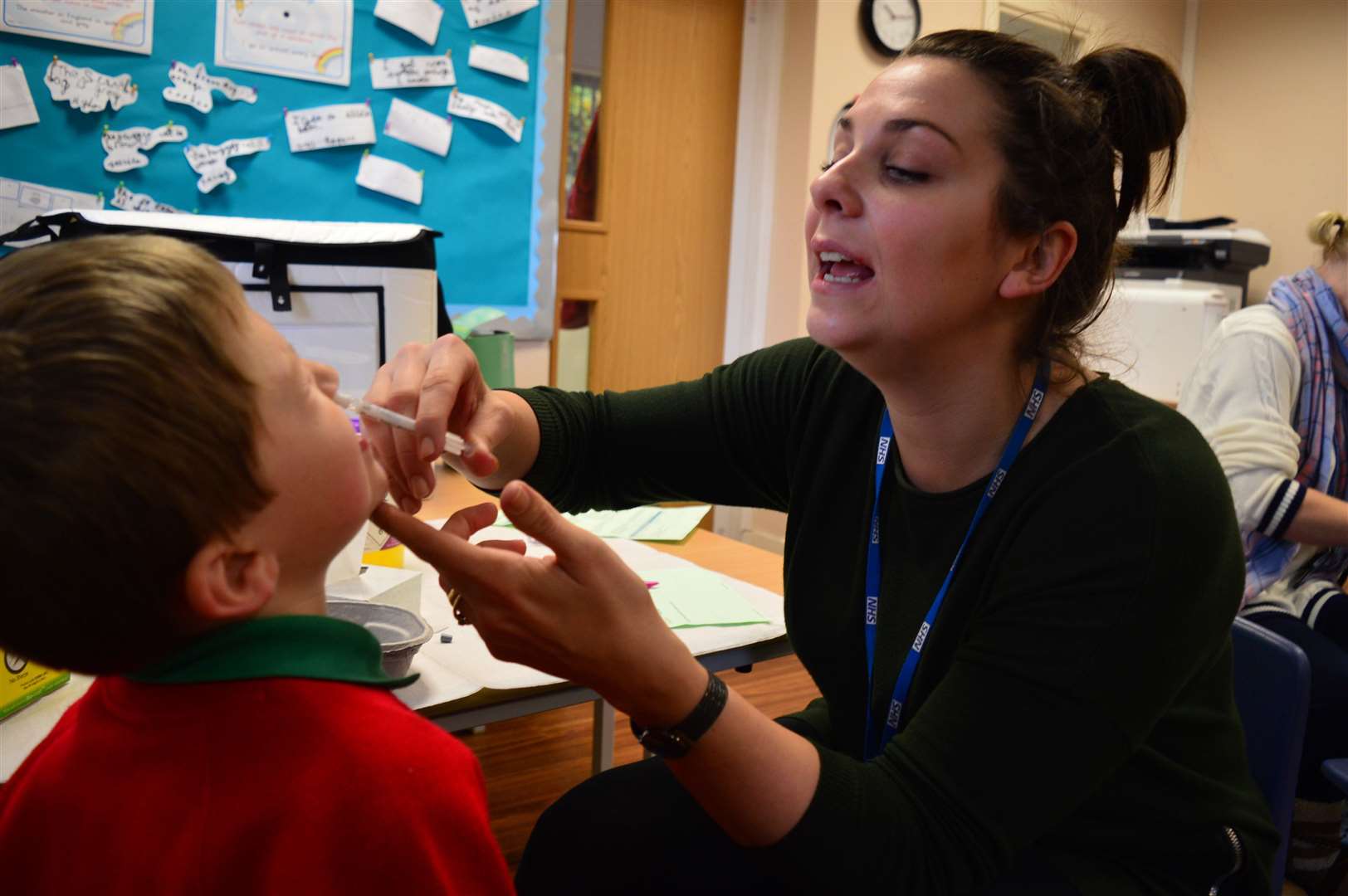 Children who missed out on the flu vaccine will received it in nasal spray form before Christmas