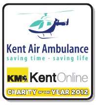 Kent Air Ambulance/charity of the year logo