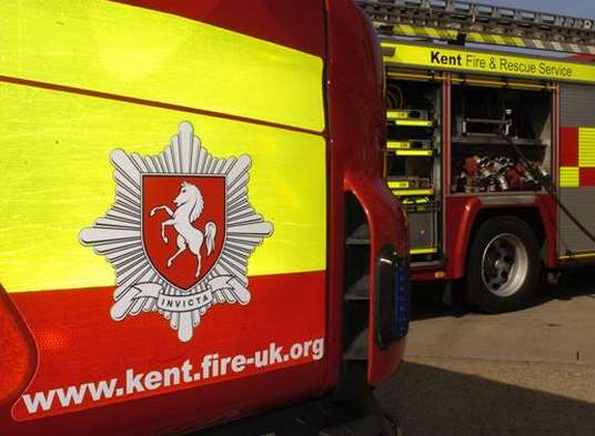 Kent Fire and Rescue Service. Stock picture