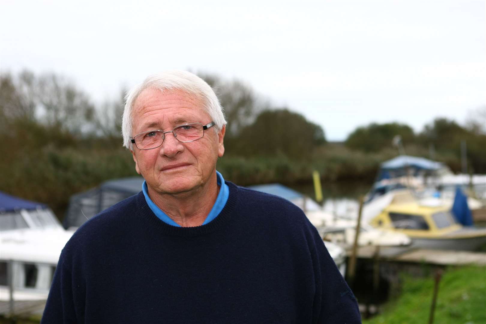 Stuart Cullen and fellow boatmen have plucked people out of the Stour