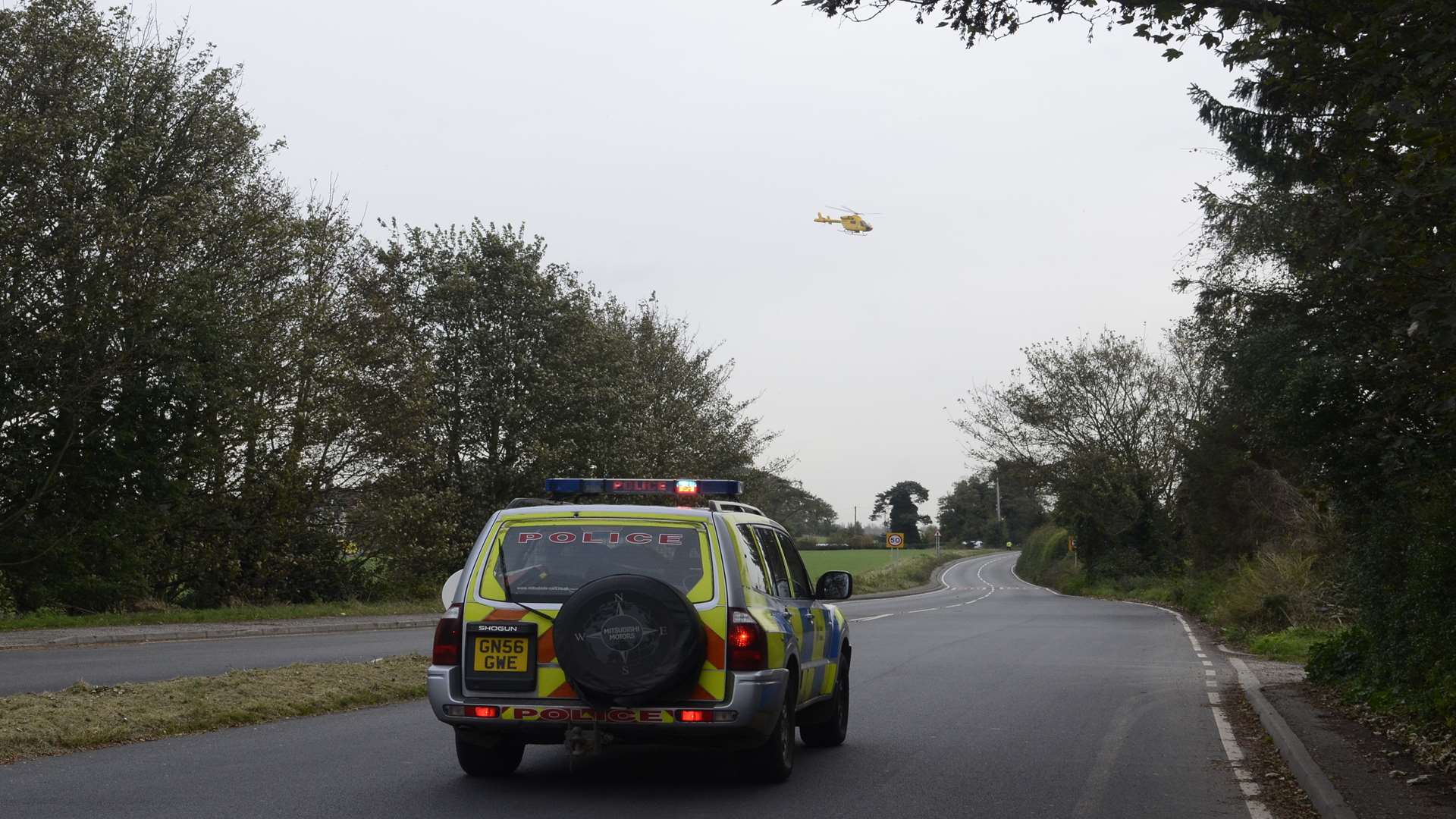 Police have closed the road since 11am today. Stock picture.