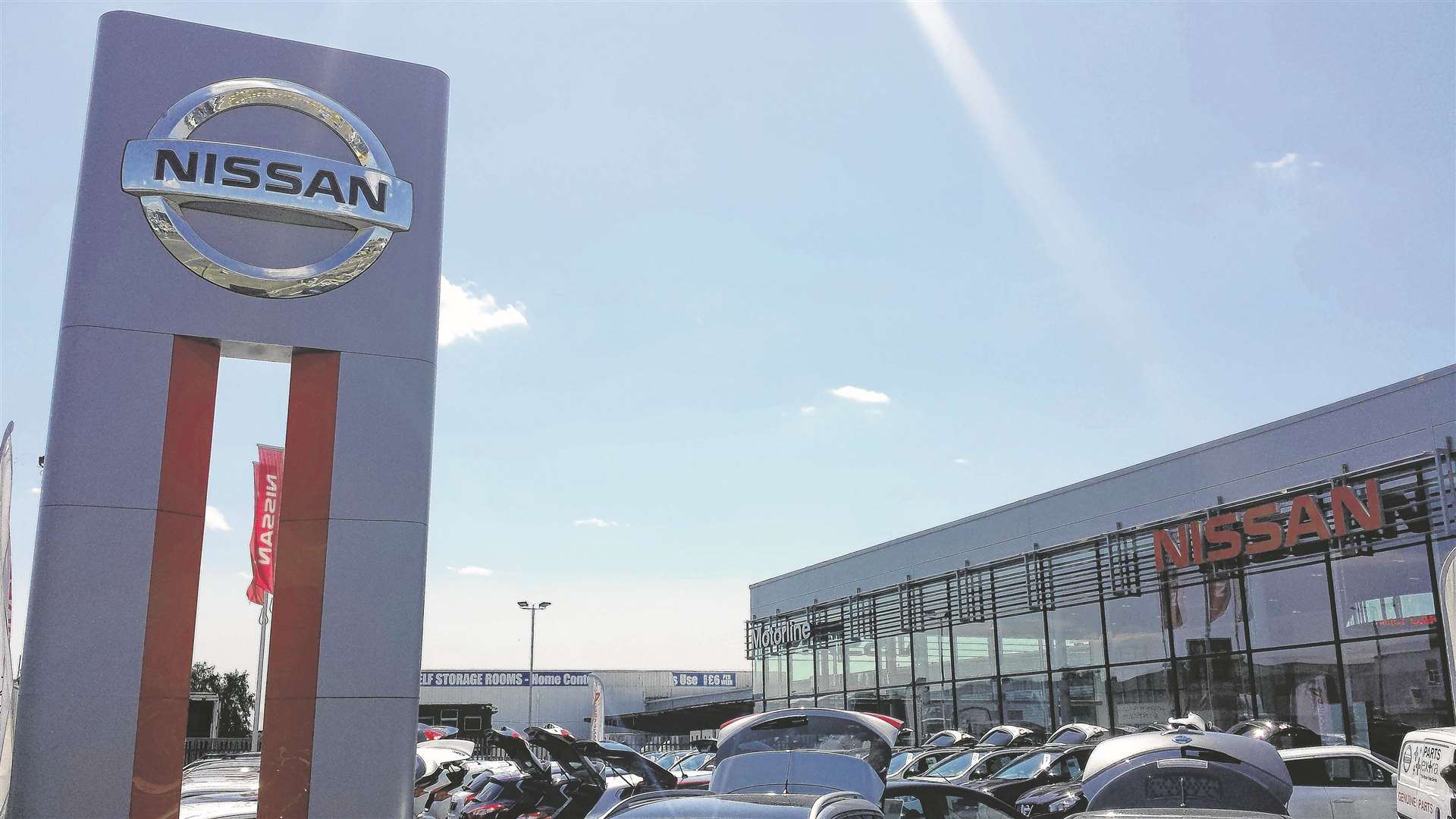The revamped Motorline Nissan dealership in Maidstone
