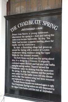 The Chalybeate spring, Royal Tunbridge Wells