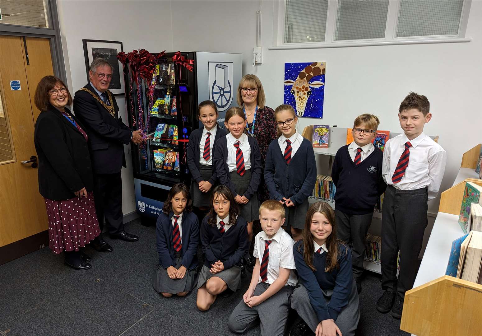 Teachers and pupils at St Katherine's school in Snodland. Picture: St Katherine's Primary and Nursery