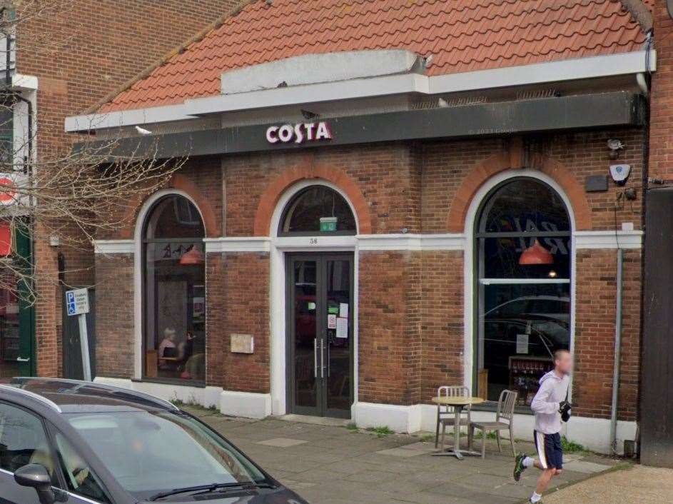Costa coffee in Cheriton was previously occupied by Lloyds bankPicture: Google