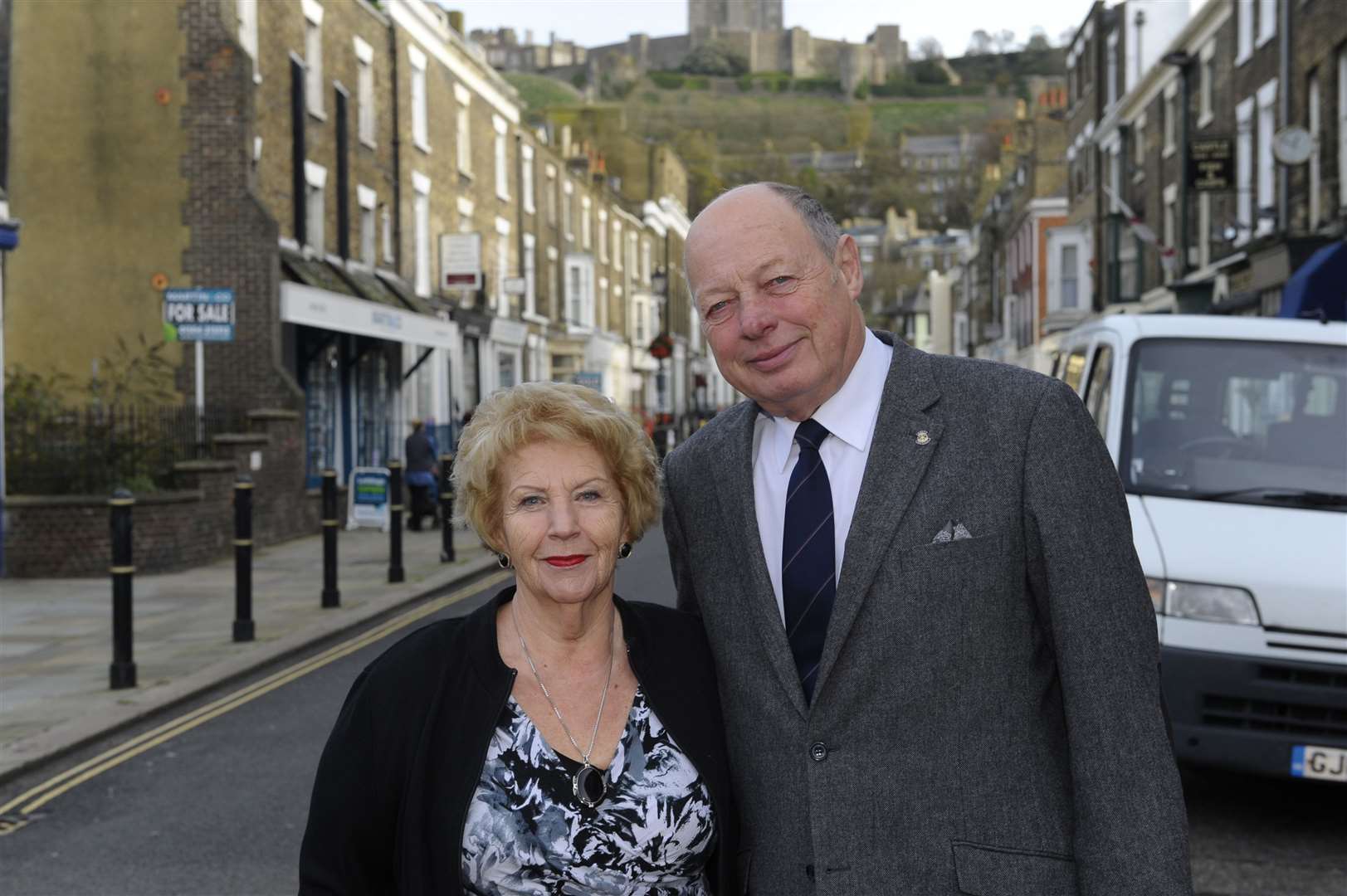 . Adeline Reidy and David Hannent from the Castle Street Area Society.Picture: Tony Flashman